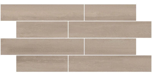 Emser TileEMSER TILE Fixt Metal Mosaic Linear Solid 12" X 24", Glazed Porcelain MinkMosaic 12" X 24" LinearEMSER TILE Fixt Metal Mosaic Linear Solid 12" X 24", Glazed Porcelain