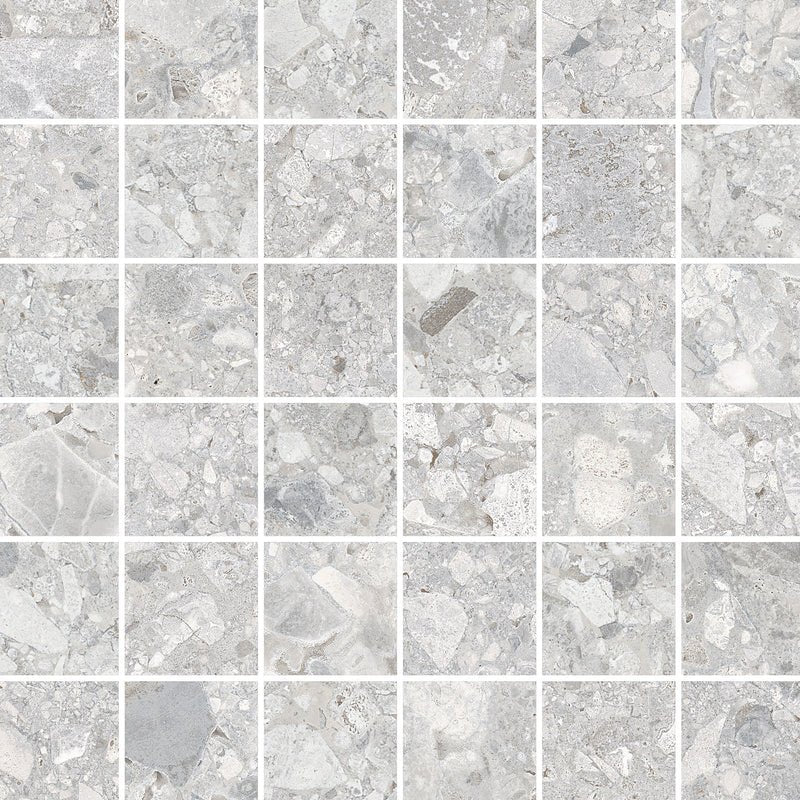 Emser TileEMSER TILE Fixt Stone Mosaic 2X2 Solid 2" X 2", Glazed Porcelain GrayMosaic 2X2 SolidEMSER TILE Fixt Stone Mosaic 2X2 Solid 2" X 2", Glazed Porcelain