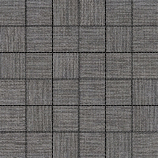 Emser TileEMSER TILE Jute Mosaic 2X2 Solid 2" X 2", Glazed Porcelain (15.50 SF per box) Charcoal2" X 2"EMSER TILE Jute Mosaic 2X2 Solid 2" X 2", Glazed Porcelain (15.50 SF per box)