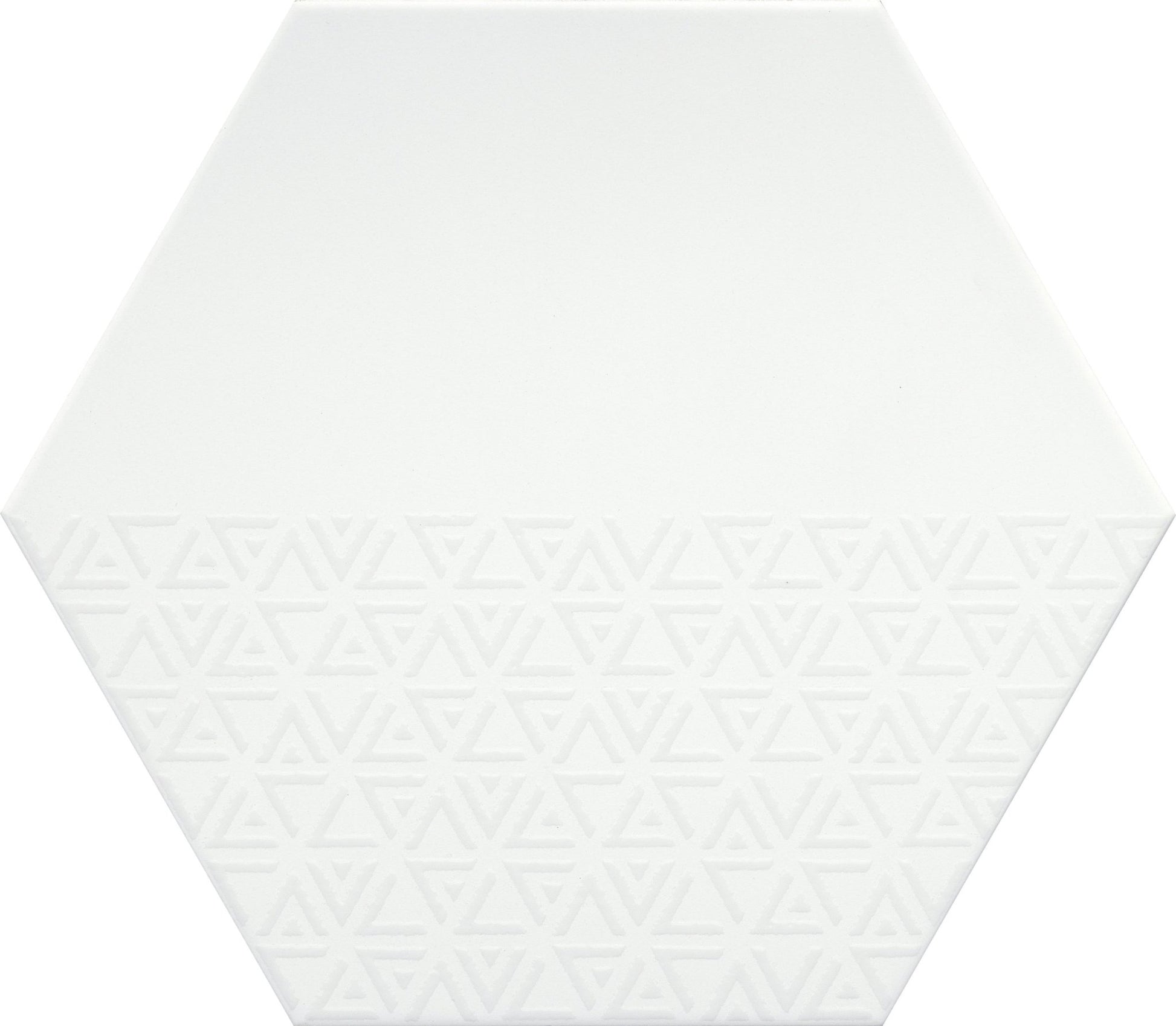 Emser TileEMSER TILE Rhythm 11" X 13" Glazed Porcelain (10.7520 SF per box) Hex White Pattern11" X 13"EMSER TILE Rhythm 11" X 13" Glazed Porcelain (10.7520 SF per box)