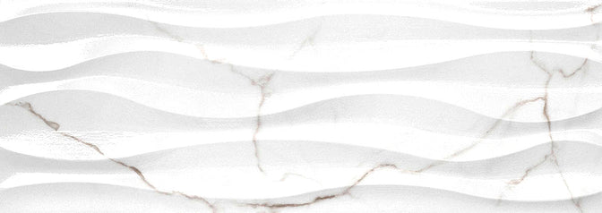 Emser TileEMSER TILE Sculpture 13" X 36", Glazed Porcelain Floor / Ceramic Wall (12.9280 SF per box) White Wave13" X 36"EMSER TILE Sculpture 13" X 36", Glazed Porcelain Floor / Ceramic Wall (12.9280 SF per box)