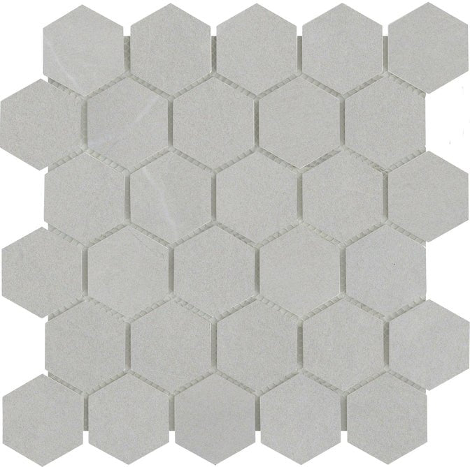 Emser TileEMSER TILE Solara Mosaic 2" Hex Solid 2", Glazed Porcelain FirenzaMosaic 2" Hex SolidEMSER TILE Solara Mosaic 2" Hex Solid 2", Glazed Porcelain