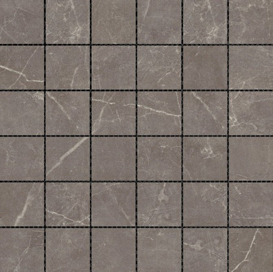 Emser TileEMSER TILE Sterlina II Mosaic 2X2 Solid 2" X 2", Glazed Porcelain Asphalt Matte2" X 2"EMSER TILE Sterlina II Mosaic 2X2 Solid 2" X 2", Glazed Porcelain