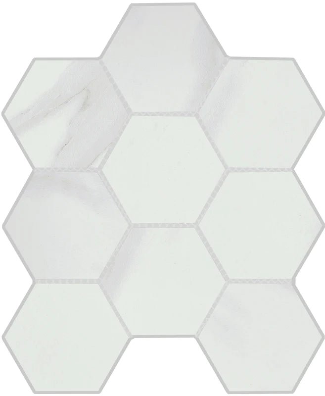 Emser TileEMSER TILE Vara Mosaic 3" Hex Solid 3" Hex, Glazed Porcelain Ribia Hex Solid Mosaic3"EMSER TILE Vara Mosaic 3" Hex Solid 3" Hex, Glazed Porcelain