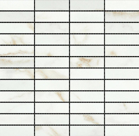 Emser TileEMSER TILE Visconde Mosaic 1X3 Stack Solid 1" X 3", Glazed Porcelain Oro Mosaic Stack Solid1" X 3"EMSER TILE Visconde Mosaic 1X3 Stack Solid 1" X 3", Glazed Porcelain