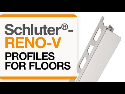 Schluter®-RENO-V Edge-protection profile with moveable transition arm