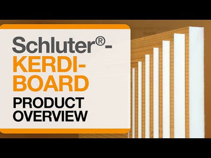 Schluter®-KERDI-BOARD-ZC U-shaped profile with finished facing KERDI-BOARD structures