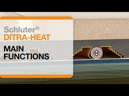 Schluter®-DITRA-HEAT-DUO Uncoupling membrane with integrated sound control and thermal break