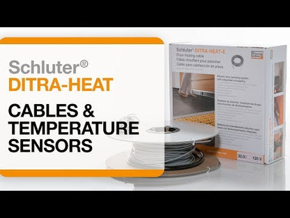 Schluter®-DITRA-HEAT-E-HK Electric radiant floor heating cables used with DITRA-HEAT membrane