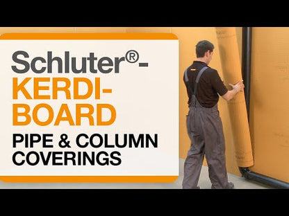 Schluter®-KERDI-BOARD-E L-shaped building panel for creating pipe and column coverings