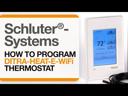 Schluter®-DITRA-HEAT-E-WiFi Programmable Wi-Fi thermostat for the DITRA-HEAT system