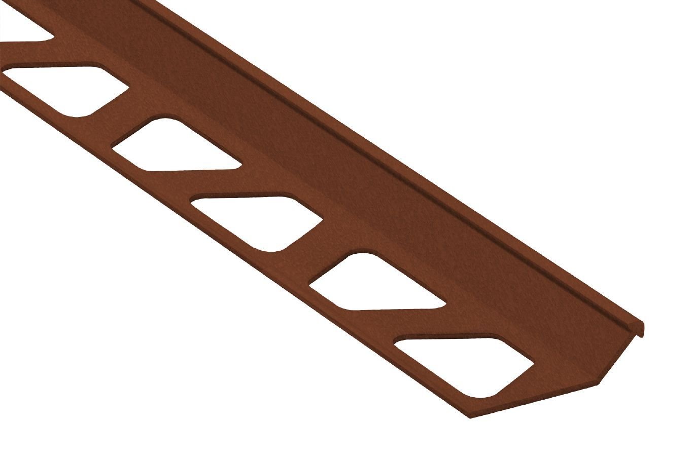 MAGMASCHLUTER SYSTEM Schluter®-FINEC Finishing and edge-protection profile with a minimalist design aluminumrustic brown11 mm (7/16")SCHLUTER SYSTEM Schluter®-FINEC Finishing and edge-protection profile with a minimalist design