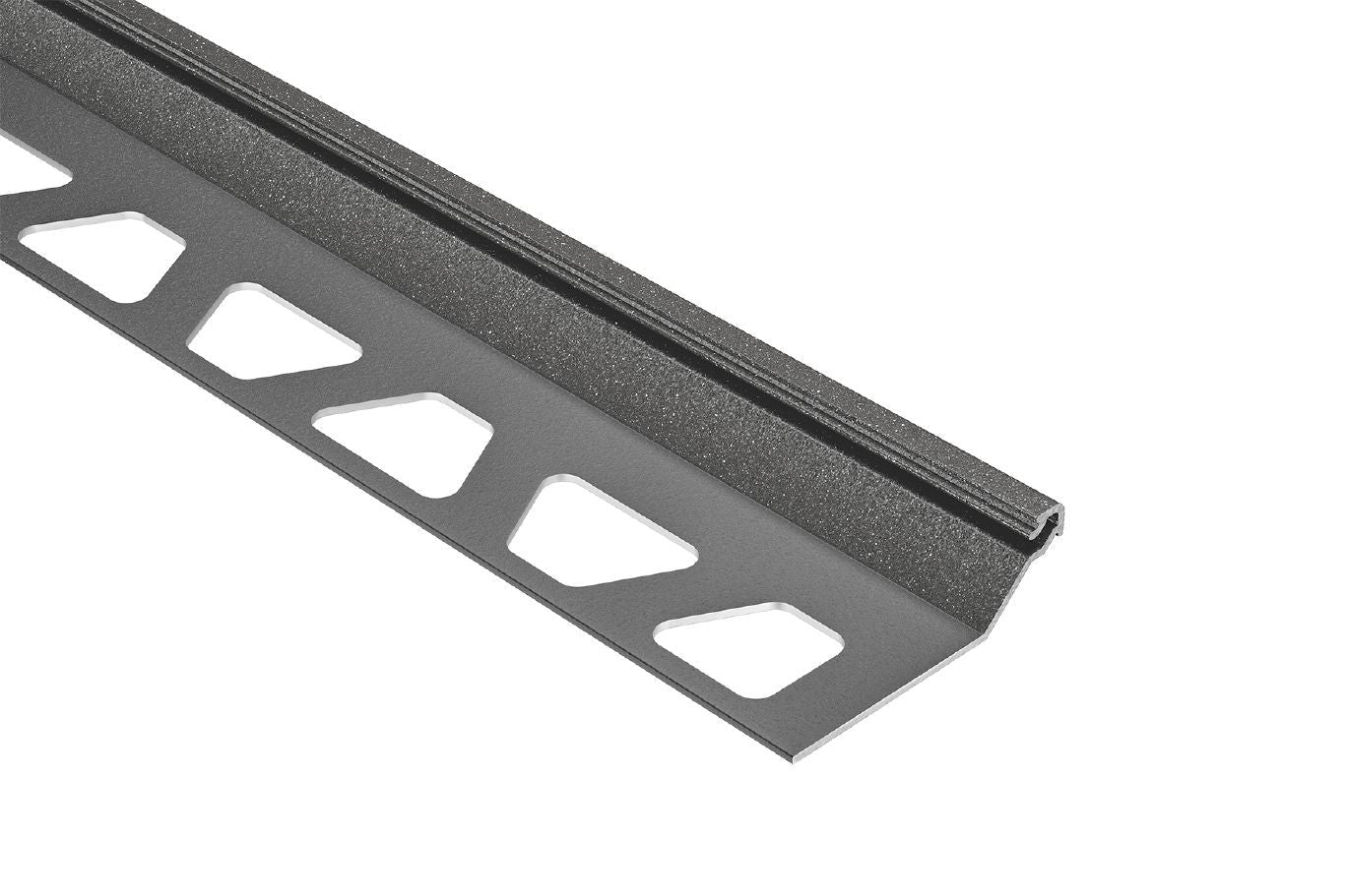 MAGMASCHLUTER SYSTEM Schluter®-FINEC-SQ Finishing and edge protection profile with a slim, squared reveal aluminumlight anthracite15 mm (9/16")SCHLUTER SYSTEM Schluter®-FINEC-SQ Finishing and edge protection profile with a slim, squared reveal