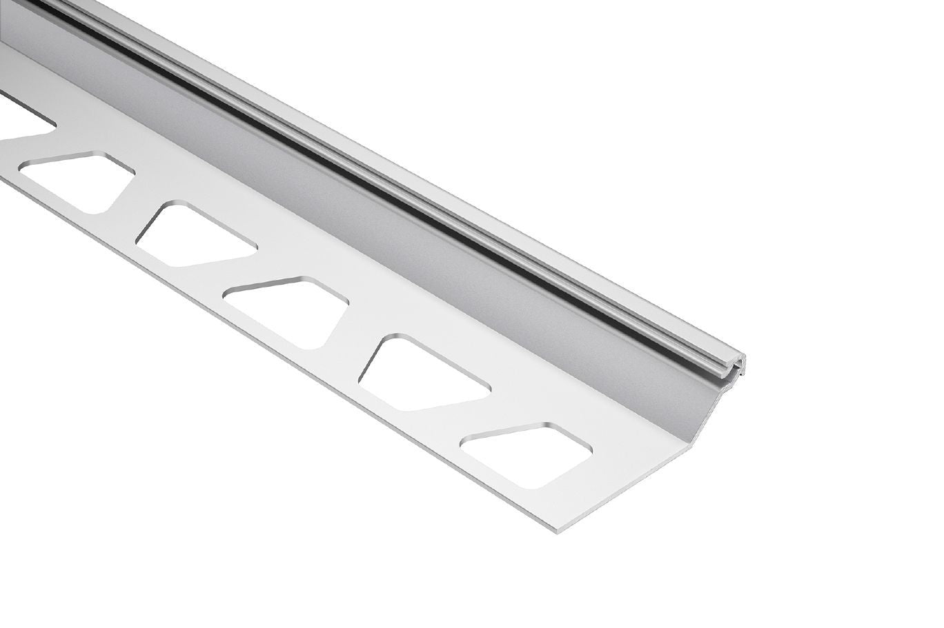 MAGMASCHLUTER SYSTEM Schluter®-FINEC-SQ Finishing and edge protection profile with a slim, squared reveal aluminumsatin anodized12.5 mm (1/2")SCHLUTER SYSTEM Schluter®-FINEC-SQ Finishing and edge protection profile with a slim, squared reveal