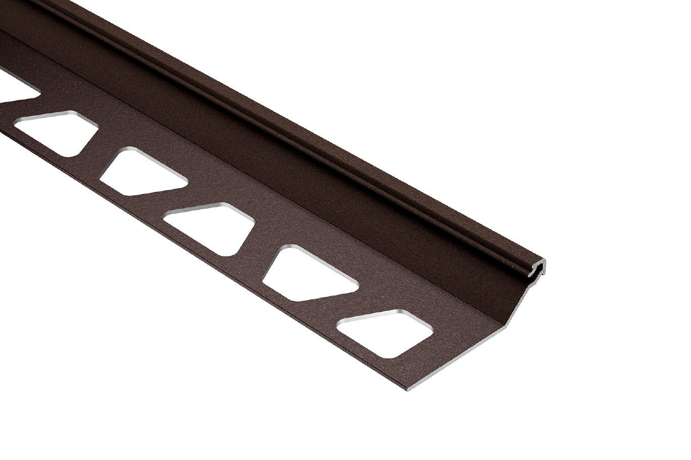 MAGMASCHLUTER SYSTEM Schluter®-FINEC-SQ Finishing and edge protection profile with a slim, squared reveal aluminumbronze11 mm (7/16")SCHLUTER SYSTEM Schluter®-FINEC-SQ Finishing and edge protection profile with a slim, squared reveal