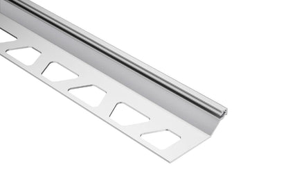 MAGMASCHLUTER SYSTEM Schluter®-FINEC-SQ Finishing and edge protection profile with a slim, squared reveal aluminumsatin anodized15 mm (9/16")SCHLUTER SYSTEM Schluter®-FINEC-SQ Finishing and edge protection profile with a slim, squared reveal