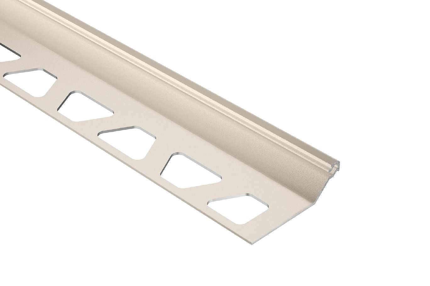 MAGMASCHLUTER SYSTEM Schluter®-FINEC-SQ Finishing and edge protection profile with a slim, squared reveal aluminumcream11 mm (7/16")SCHLUTER SYSTEM Schluter®-FINEC-SQ Finishing and edge protection profile with a slim, squared reveal