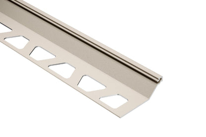 MAGMASCHLUTER SYSTEM Schluter®-FINEC-SQ Finishing and edge protection profile with a slim, squared reveal aluminumpewter11 mm (7/16")SCHLUTER SYSTEM Schluter®-FINEC-SQ Finishing and edge protection profile with a slim, squared reveal