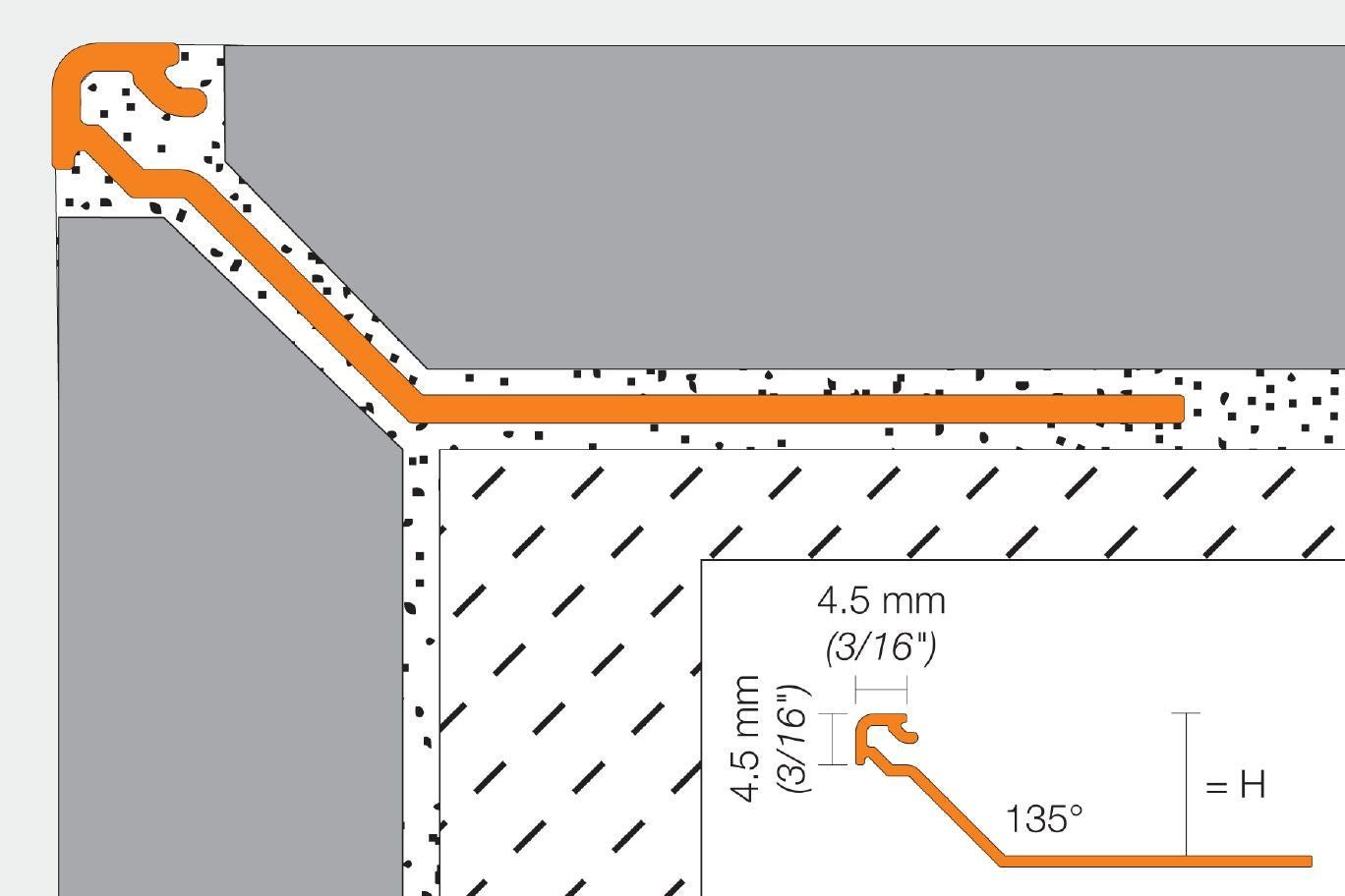 MAGMASCHLUTER SYSTEM Schluter®-FINEC-SQ Finishing and edge protection profile with a slim, squared reveal aluminumbeige11 mm (7/16")SCHLUTER SYSTEM Schluter®-FINEC-SQ Finishing and edge protection profile with a slim, squared reveal