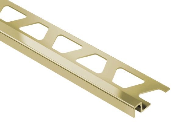 MAGMASCHLUTER SYSTEMS Schluter®-DECO Decorative edge-protection profile for floors brassbrass9 mm (11/32")SCHLUTER SYSTEMS Schluter®-DECO Decorative edge-protection profile for floors