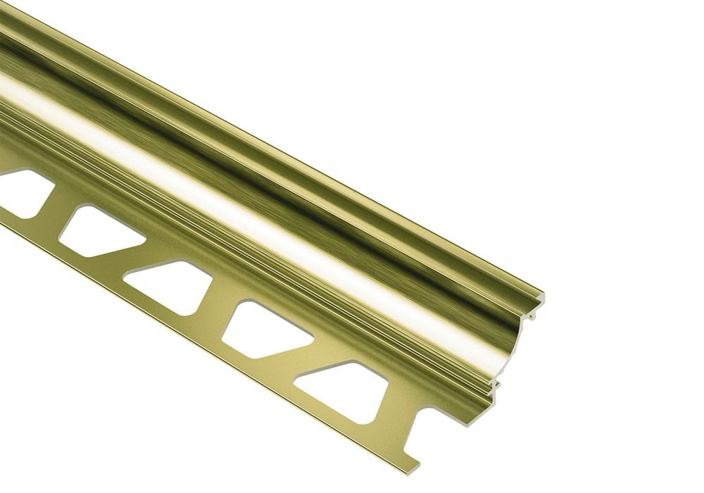 MAGMASCHLUTER SYSTEMS Schluter®-DILEX-AHK Cove-shaped profile for inside wall corners and floor/wall transitions aluminumbrushed brass anodized8 mm (5/16")-250 cm (8' 2-1/2")SCHLUTER SYSTEMS Schluter®-DILEX-AHK Cove-shaped profile for inside wall corners and floor/wall transitions