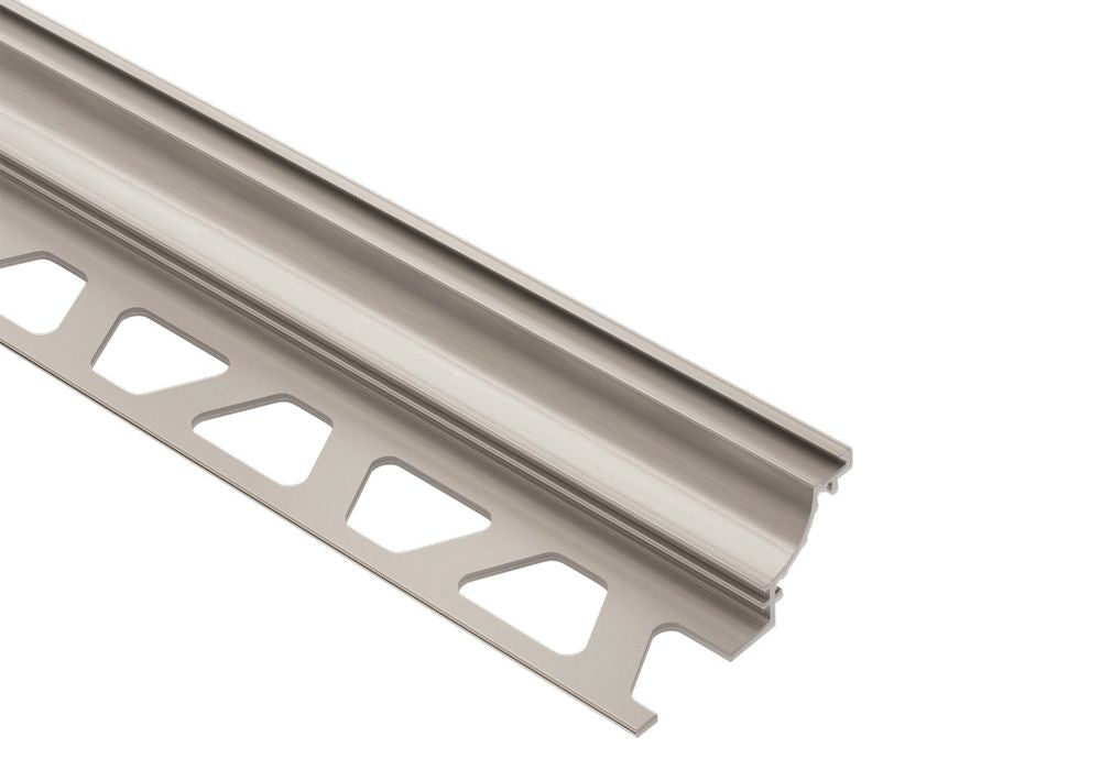 MAGMASCHLUTER SYSTEMS Schluter®-DILEX-AHK Cove-shaped profile for inside wall corners and floor/wall transitions aluminumbrushed nickel anodized8 mm (5/16")-250 cm (8' 2-1/2")SCHLUTER SYSTEMS Schluter®-DILEX-AHK Cove-shaped profile for inside wall corners and floor/wall transitions