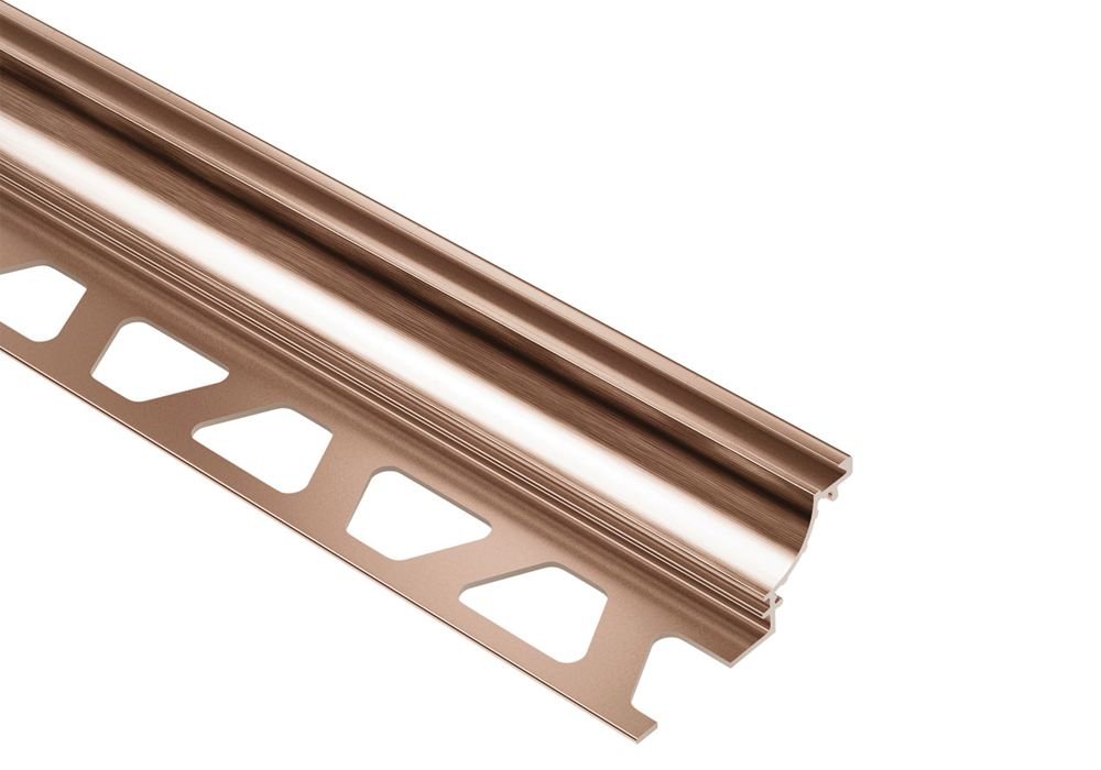 MAGMASCHLUTER SYSTEMS Schluter®-DILEX-AHK Cove-shaped profile for inside wall corners and floor/wall transitions aluminumbrushed copper anodized8 mm (5/16")-250 cm (8' 2-1/2")SCHLUTER SYSTEMS Schluter®-DILEX-AHK Cove-shaped profile for inside wall corners and floor/wall transitions