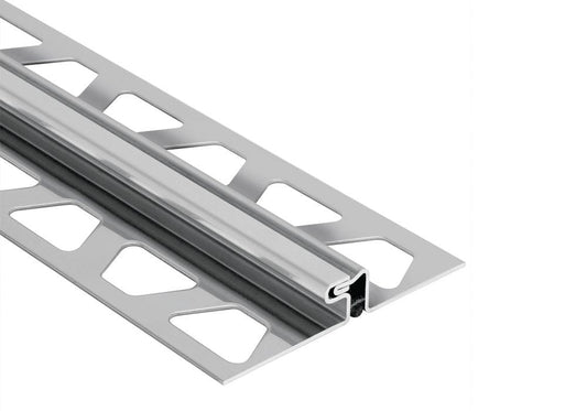 MAGMASCHLUTER SYSTEMS Schluter®-DILEX-EDP Surface joint profile with tongue-and-groove movement zone stainless steel V2Astainless steel8 mm (5/16")-250 cm (8' 2-1/2")SCHLUTER SYSTEMS Schluter®-DILEX-EDP Surface joint profile with tongue-and-groove movement zone