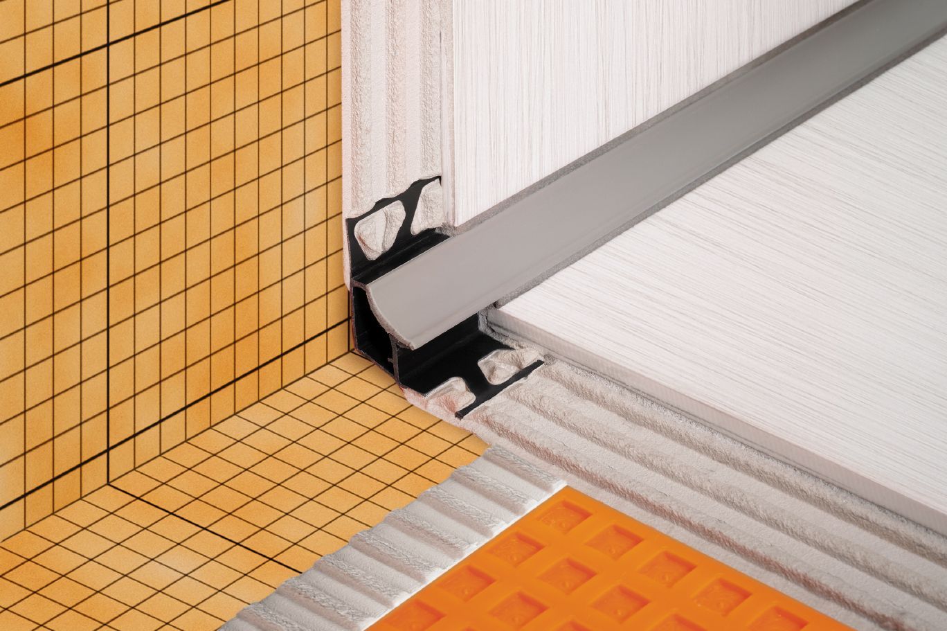 MAGMASCHLUTER SYSTEMS Schluter®-DILEX-HK PVC cove-shaped profile with CPE movement zone for floor/wall transitions PVC Plasticbright white12.5 mm (1/2")-9 mm (11/32")-250 cm (8' 2-1/2")SCHLUTER SYSTEMS Schluter®-DILEX-HK PVC cove-shaped profile with CPE movement zone for floor/wall transitions