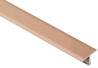 MAGMASCHLUTER SYSTEMS Schluter®-RENO-T Retrofit edge-protection profile for same-height, hard surface transitions aluminumsatin copper anodized14 mm (17/32")SCHLUTER SYSTEMS Schluter®-RENO-T Retrofit edge-protection profile for same-height, hard surface transitions