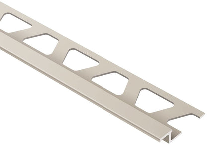 MAGMASCHLUTER SYSTEMS Schluter®-RENO-TK Edge-protection profile with minimum reveal for sloped transitions aluminumsatin nickel anodized10 mm (3/8")SCHLUTER SYSTEMS Schluter®-RENO-TK Edge-protection profile with minimum reveal for sloped transitions