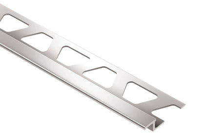MAGMASCHLUTER SYSTEMS Schluter®-RENO-TK Edge-protection profile with minimum reveal for sloped transitions aluminumsatin nickel anodized10 mm (3/8")SCHLUTER SYSTEMS Schluter®-RENO-TK Edge-protection profile with minimum reveal for sloped transitions