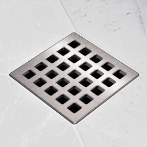 Ebbe ProQuadra Pro Drain Cover Brushed NickelQuadra Pro Drain Cover