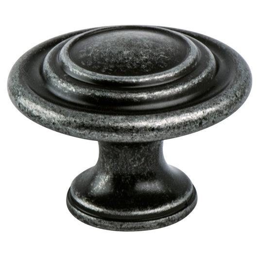 BerensonBerenson 34mm Advantage-2 Ringed Knob, Antique Pewter, 1-5/16" Berenson 34mm Advantage-2 Ringed Knob, Antique Pewter, 1-5/16"