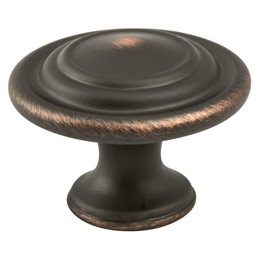 BerensonBerenson Advantage Plus-4 Ringed Knob, Verona Bronze, 1-3/8" Berenson Advantage Plus-4 Ringed Knob, Verona Bronze, 1-3/8"