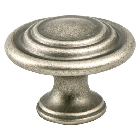 BerensonBerenson Advantage Plus-4 Ringed Knob, Weathered Nickel, 1-3/8" Berenson Advantage Plus-4 Ringed Knob, Weathered Nickel, 1-3/8"