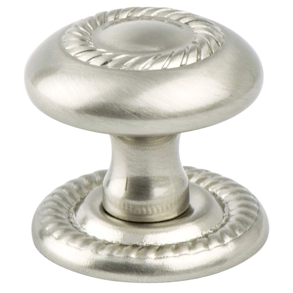 BerensonBerenson Advantage Plus-4 Roped Knob, Brushed Nickel, 1-1/4" Berenson Advantage Plus-4 Roped Knob, Brushed Nickel, 1-1/4"