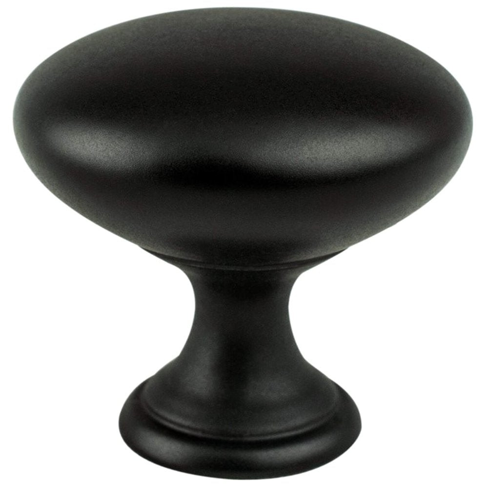 BerensonBerenson Advantage-1 Round Knob, Matte Black, 1-1/8" Berenson Advantage-1 Round Knob, Matte Black, 1-1/8"