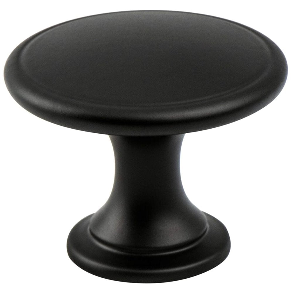 BerensonBerenson Alto Round Knob, Matte Black, 1-3/4" Berenson Alto Round Knob, Matte Black, 1-3/4"