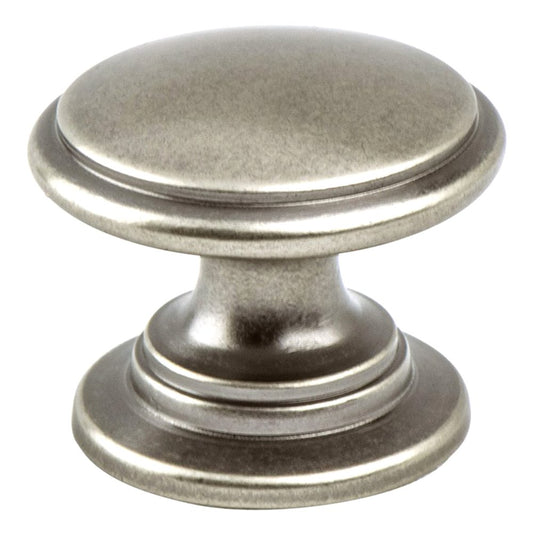 BerensonBerenson Andante Round Knob, Antique Pewter, 1-3/16" Berenson Andante Round Knob, Antique Pewter, 1-3/16"