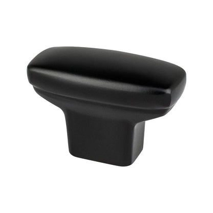 BerensonBerenson Advantage-1 Rounded Rectangle Knob, Matte Black, 1-7/16" Berenson Advantage-1 Rounded Rectangle Knob, Matte Black, 1-7/16"