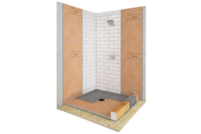 SCHLUTER SYSTEMSSchluter®-KERDI-SHOWER-KIT Shower kit without drain components 38" X 60" (97 X 152)centerSchluter®-KERDI-SHOWER-KIT Shower kit without drain components