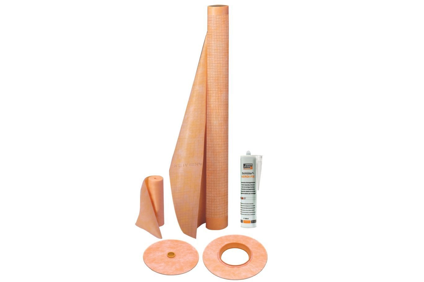 SCHLUTER SYSTEMSSchluter®-KERDI-TUBKIT Complete bathtub surround kit 7 m² (75 ft²)Schluter®-KERDI-TUBKIT Complete bathtub surround kit