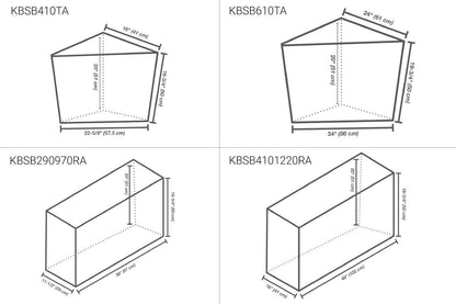 SCHLUTER SYSTEMSSCHLUTER SYSTEMS Schluter®-KERDI-BOARD-SB Prefabricated waterproof shower bench rectangular38" x 11-1/2" (97 x 29)-510 mm (20")SCHLUTER SYSTEMS Schluter®-KERDI-BOARD-SB Prefabricated waterproof shower bench