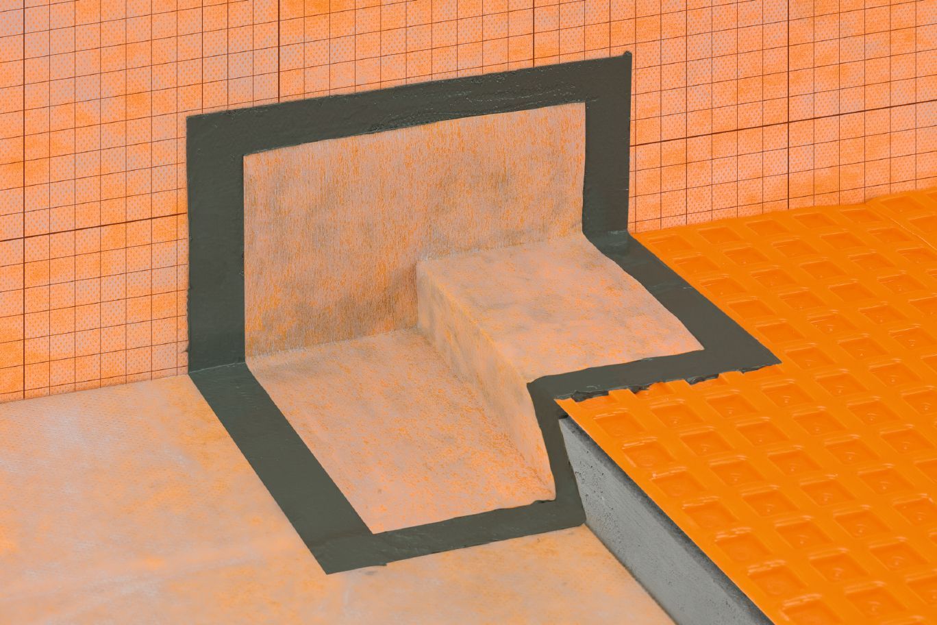 SCHLUTER SYSTEMSSCHLUTER SYSTEMS Schluter®-KERDI-KERS Preformed waterproofing corners for curbless shower applications 20 mm (3/4")SCHLUTER SYSTEMS Schluter®-KERDI-KERS Preformed waterproofing corners for curbless shower applications