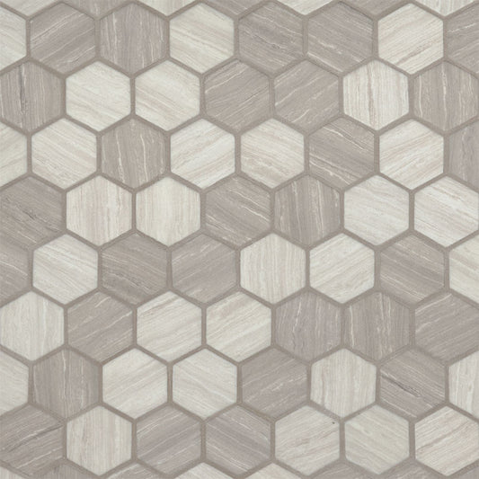 Silva Oak 2 Hexagon MSI Tiles