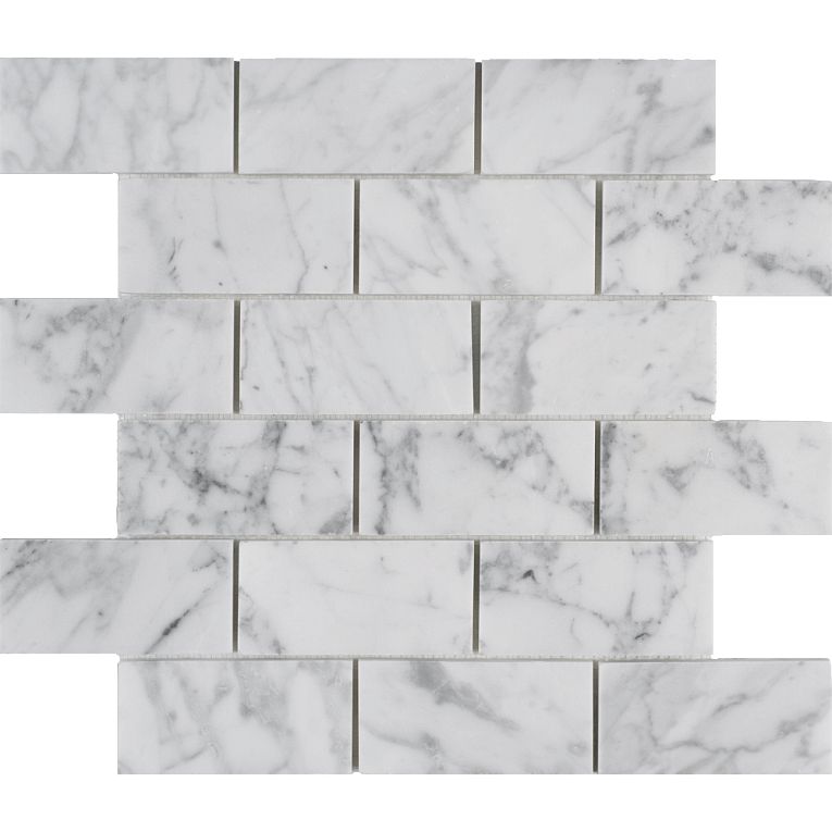 Arizona TileARIZONA TILE Bianco Carrara Bianco Carrara2 x 4 MeshHonedARIZONA TILE Bianco Carrara