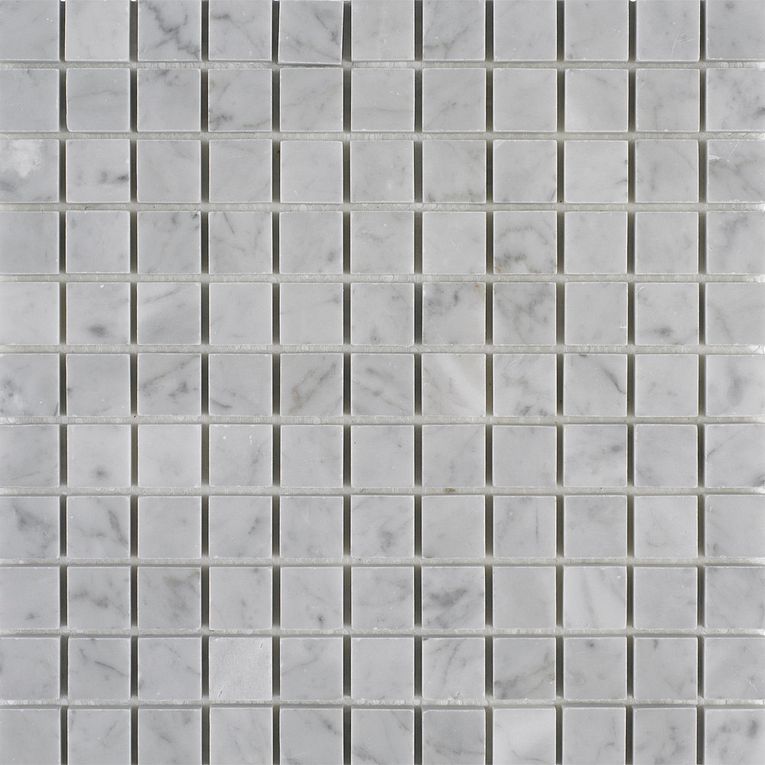 Arizona TileARIZONA TILE Bianco Carrara Bianco Carrara1 x 1 MeshPolishedARIZONA TILE Bianco Carrara