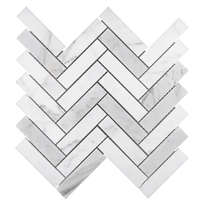 Arizona TileARIZONA TILE Calacatta Gold Calacatta GoldHerringbone 1 x 4 MeshHonedARIZONA TILE Calacatta Gold