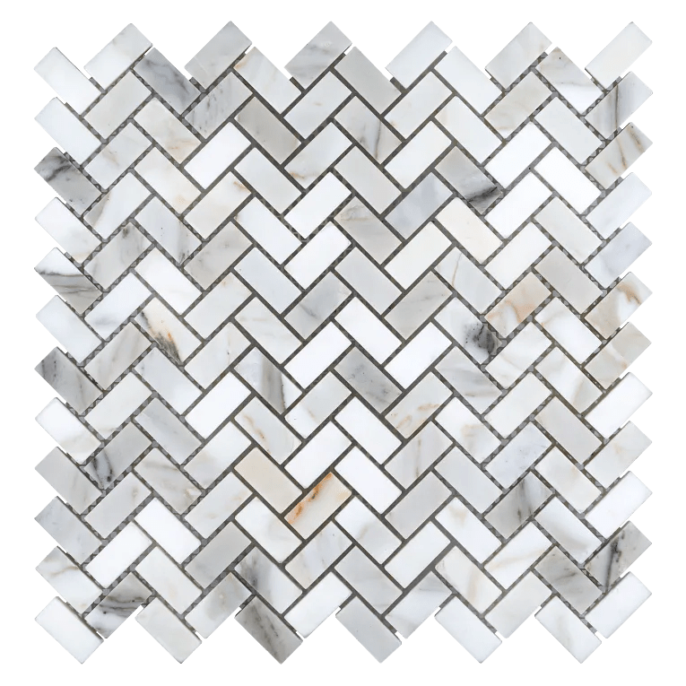 Arizona TileARIZONA TILE Calacatta Gold Calacatta GoldMini HerringbonePolishedARIZONA TILE Calacatta Gold